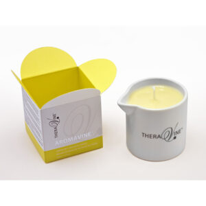 Lemon Zest Massage Candle jar